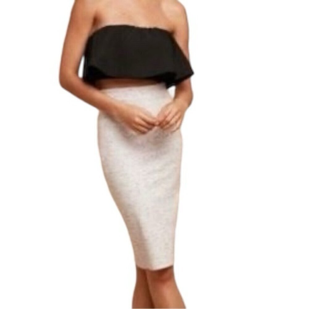 Wilfred Aritzia Liz Wool Blend Pencil Skirt Heather Sz S